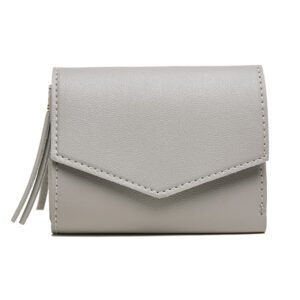 Short Tassel Wallet γκρι