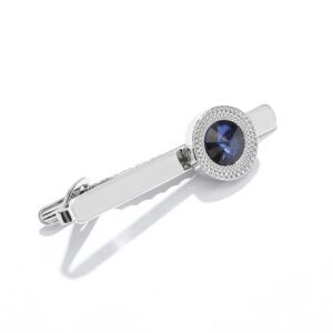 Blue Crystal Zircon tie clip