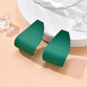 Fashion Resin Ear Studs green